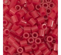 Vaessen Creative Perles à Repasser - Rouge Foncé - 1100 perles - pour Bijoux, Decorations DIY et Loisirs Créaifs