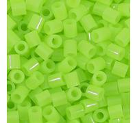 Vaessen Creative Perles à Repasser - Vert Néon - 1100 perles - Fluorescent - pour Bijoux, Decorations DIY et Loisirs Créaifs