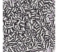 Vaessen Creative Perles Bicolores à Repasser, Blanc-Noir, Set de 550 pièces DIY pour Enfants, Création de Bijoux, Décorations Faites Maison et Autres Idées de Loisirs Créatifs, 5mm