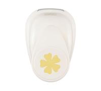 Vaessen Creative Pétale-2,5 x 2,5 cm-Perforatrice Forme pour Papier-Matériel Scrapbooking pour Loisirs Créatifs, DIY et Cartes, Or-Blanc
