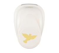 Vaessen Creative Pigeon-2,5 x 1,8 cm-Perforatrice Forme pour Papier-Matériel Scrapbooking pour Loisirs Créatifs, DIY et Cartes, Or-Blanc