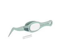 Vaessen Creative Pince de Précision Inversée - Brucelles Courbées pour Modélisme, Maquettes, Scrapbooking, Bijoux, Diamond Painting & Loisirs Créatifs - Menthe