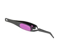Vaessen Creative Pinces, Pointe de Précision Angulaire, Prise en Main Facile, pour Loisirs Créatifs DIY, Scrapbooking, Decoupage, Maquettisme et Plus, Noir, 12cm