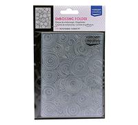 Vaessen creative Plaque d'embossage, Cercles 14,6 x 10,8 x 0,5 cm, 1 pièce, d'anniversaire, Naissance, Cartes de Noël et Loisirs Créatifs en Papier, Transparent, 6x10,8x0,5 100605-014