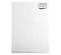 Vaessen creative Plaque d'embossage, Étoiles, 6 x 10,8 x 0,5 cm, 1 pièce, d'anniversaire, Naissance, Cartes de Noël et Loisirs Créatifs en Papier, Carton, Plastique, Transparent, 14,6x10,8x0,5