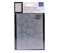 Vaessen creative Plaque d'embossage, Foil, 6 x 10,8 x 0,5 cm, 1 pièce, d'anniversaire, Naissance, Cartes de Noël et Loisirs Créatifs en Papier, Transparent, 14,6x10,8x0,5
