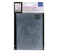 Vaessen creative Plaque d'embossage, Gazon, 6 x 10,8 x 0,5 cm, 1 pièce, d'anniversaire, Naissance, Cartes de Noël et Loisirs Créatifs en Papier, Transparent, 14,6x10,8x0,5