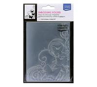 Vaessen creative Plaque d'embossage, Papillon14,6 x 10,8 x 0,5 cm, 1 pièce, d'anniversaire, Naissance, Cartes de Noël et Loisirs Créatifs en Papier, Transparent, 14,6x10,8x0,5