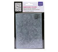 Vaessen creative Plaque d'embossage, Parchemin, 6 x 10,8 x 0,5 cm, 1 pièce, d'anniversaire, Naissance, Cartes de Noël et Loisirs Créatifs en Papier, Transparent, 14,6x10,8x0,5