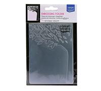 Vaessen creative Plaque d'embossage, Tronc d'arbre, 6 x 10,8 x 0,5 cm, 1 pièce, d'anniversaire, Naissance, Cartes de Noël et Loisirs Créatifs en Papier, Transparent, 14,6x10,8x0,5