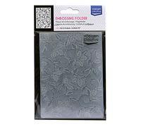 Vaessen creative Plaque d'embossage, Vigne de Houx 14,6 x 10,8 x 0,5 cm, 1 pièce, d'anniversaire, Naissance, Cartes de Noël et Loisirs Créatifs en Papier, Transparent, 6x10,8x0,5 100605-026