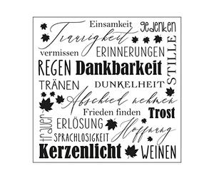 Vaessen Creative Pochoir pour Gaufrage, Trost ou Consolation, pour Ajouter de la Texture et de la Dimension aux Projets Créatifs avec du Papier, Transparent, 15 x 15 cm