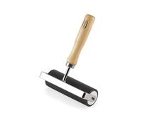 Vaessen creative Encreur Bois 10 cm-Rouleau Brayer en Caoutchouc pour Encre, Peinture, Tamponnage, Pochoirs, Scrapbooking et Mixed Media, Nature