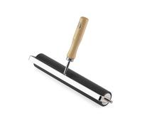 Vaessen creative Encreur Bois 21,5 cm-Rouleau Brayer en Caoutchouc pour Encre, Peinture, Tamponnage, Pochoirs, Scrapbooking et Mixed Media, Nature
