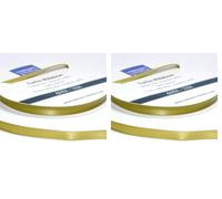 Vaessen Creative Ruban de satin double, Or, 6mm, Taille Unique, Set de 10 Pièces (Lot de 2)