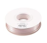 Vaessen Creative Ruban Satin - Beige - 100 m x 3 mm - Bolduc - Biais de Couture - pour Cadeau, Emballage, Bouquet Mariage, Cheveux et Ballon