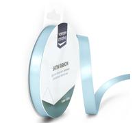 Vaessen Creative Ruban Satin, 9mm x 10m, Éclat Élégant pour Créer des Cartes, Scrapbooks, Emballage Cadeaux et Autres Projets Créatifs, Bleu Clair, 9 mm, Set de 10 Pièces