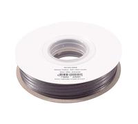 Vaessen Creative Ruban Satin - Gris - 100 m x 3 mm - Bolduc - Anthracite - Biais de Couture - pour Cadeau, Emballage, Bouquet Mariage, Cheveux et Ballon