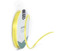 Vaessen Creative Ruban de satin double, Pastel Jaune, 3mm, Tissu, Taille Unique, Set de 10 Pièces