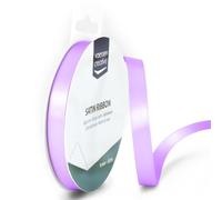 Vaessen Creative Ruban Satin - Violet - 100 m x 9 mm - Bolduc - Lila - Biais de Couture - pour Cadeau, Emballage, Bouquet Mariage, Cheveux et Ballon