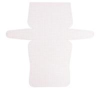 Vaessen Creative Sac en toile en plastique, 7, feuille de maille flexible pour travaux manuels, broderie et point de croix, 1 pièce, taille 33 x 36 cm, transparent, 33x36 cm or 12,9x14,1 Inches
