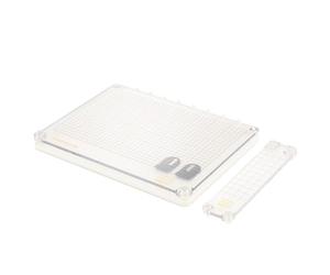 Vaessen Creative Stamp Easy Pro Outil d'estampage séparable avec plaques de tampon, plaques magnétiques et aimants, sans bordure sur 3 côtés, pour un positionnement précis des tampons pour tampons