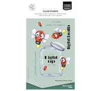 Vaessen Creative Tampons Transparents 11 Pcs - Luciole - Scrapbooking Matériel et Journaling Accessoires - pour Cartes et Bullet Journal