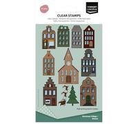 Vaessen Creative Tampons Transparents 11 Pcs - Village de Noël | Scrapbooking matériel, Journaling accessoires, Noël, Cartes, Bullet journal
