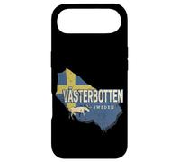 Västerbotten Suède Rétro Province Carte Vintage Souvenir Coque pour iPhone Air
