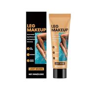 Vaethy Maquillage de jambe imperméable sans transfert - Crème couvrante pour le corps et les jambes - Longue durée - Maquillage pour varices - Marron clair