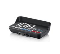 VAEVEN Affichage Tête Haute HUD pour VW Amarok Atlas Atlas Tanoak Beetle Bora Caddy EOS Fox Golf, Projecteur de Pare-Brise HUD, Réglage Automatique de la Luminosité, Compteur de Vitesse Speed