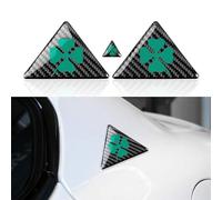 VAEVEN Autocollants Emblèmes de Voiture pour Alfa Romeo Stelvio Giulietta Giulia 159 147 166 156 GT, Logo Badge Sticker, Emblèmes Sticker Voiture, Autocollant Carrosserie, Auto Accessoires