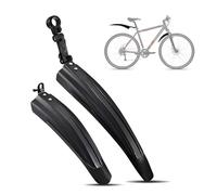 VAEVEN Garde-Boue de Vélo Set pour Lapierre X-Control 2007, Garde-Boue Portable et Ajustable pour Vélo, Garde-Boue Avant et Arrière, Adapté pour VTT de Route,A Black
