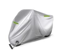 VAEVEN Housse de Protection Imperméable pour Ducati Monster 696 2008-2014, Housses de Moto, Bâche Protection Moto Exterieur Interieur, Bâche de Protection pour Moto,B Silver