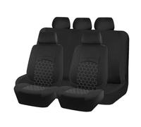 VAEVEN Housse de Siège de Voiture pour Dacia Lodgy 2012-2018 2019 2020 2021 2022, Kit Avant et Arrière Confortable Respirant, Housse de Protection Siège Voiture, Accessoire,A Black