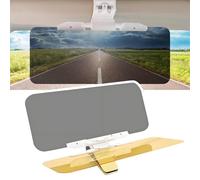 VAEVEN Pare-Soleil de Voiture pour Fiat Grande Panda/Giga Panda/500e/600/500 Hybrid, Anti-éblouissement Rallonge Pare Soleil, Pare-Soleil de Voiture avec Verres Jour Et Nuit,32 * 14cm