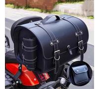 VAEVEN Top Case Moto pour Suzuki Address 110 MotoGP, Bagages étanches pour Motos, Sac de Selle de Moto, en Cuir Coffre de Moto Rangement Bagage, Sac à Outils de Moto,A Black