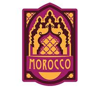 Vagabond Heart Co Autocollant en vinyle résistant aux intempéries du Maroc