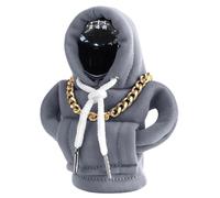 VAGCARS Housse pour pommeau de levier de vitesse pour voiture, housse pour levier de vitesse avec collier, accessoires universels pour l'intérieur de la plupart des véhicules (Gris)