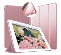 VAGHVEO Coque iPad 2/3/4 Housse Étui Slim-Fit Léger [Veille/Réveil Automatique] TPU Souple Bumper Smart Cover pour Apple iPad 2/3/4, Rose