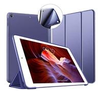 VAGHVEO Coque iPad 2018, Nouvel iPad 6ème 5ème génération Coque, Étui pour iPad 2018/2017 9,7 Pouces Smart Cover Case (Réveil/Sommeil Automatique) Housse TPU Souple pour Apple iPad 9.7", Bleu Marine
