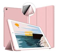 VAGHVEO Coque iPad Mini Étui Case Housse de Léger Protection [Veille/Réveil Automatique] TPU Souple Bumper Cover pour iPad Mini 1 2 3, Rose