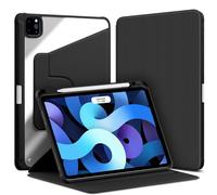 VAGHVEO Coque Rotatif pour iPad Air 11 Pouces M3/M2 (2025/2024), iPad Air 10,9 2022/2020 (5ème/4ème), iPad Pro 11 2022/2021/2020/2018, Étui Housse Cover Transparent Rotative à 360 Degrés, Noir