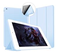 VAGHVEO Étui Slim-Fit Léger iPad 2/3/4 Housse TPU Souple Bumper Veille/Réveil Automatique (Bleu)