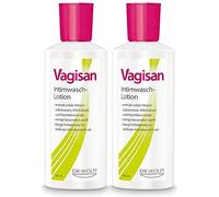 Vagisan Lotion nettoyante intime - 2 x 200 ml - Pour un nettoyage en douceur de la zone intime en cas de sécheresse, de démangeaisons et de brûlures - Prévient les infections et les irritations de la