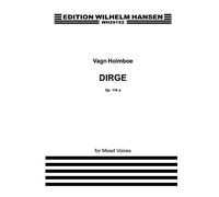 Vagn Holmboe: A Lyke-Wake Dirge - A Border Ballad Op. 110a. Partitions pour SATB