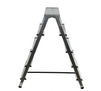 VaGo Escabeau pliable 2 x 5 marches double face