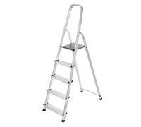 VaGo Escabeau pliant en aluminium 5 marches