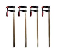 Vago-Tools 4 serre-joints profonds de qualité supérieure - 800 x 120 mm - Avec sécurité antidérapante - Gris