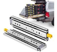 VAGUDE Glissières de tiroir résistantes de 30,5 à 208,7 kg - Montage latéral - Extension complète - Rail de boîte à outils - Montage latéral - Largeur : 76 mm - 55,9 cm